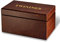 Twinings Exclusive Luxury Dark And Gold Wooden Tea Chest 2 Compartment With 24 Twinings Black And Fruit And Herbal Tea Bags, Box, Caddy