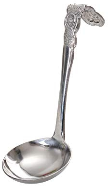 GRÄWE Oriental friesian - Cuchara para nata (tamaño grande), diseño de rosas
