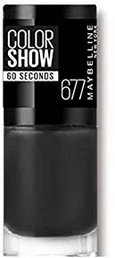 Gemey Maybelline Colorshow Nagellack 677 Black Out