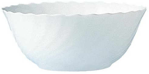 Gemüseschale, Servierschüssel, Hartglas, weiß, 105 cl, Ø 18 cm
