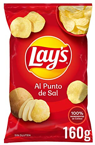 Lay'S Patatas Fritas Al Punto de Sal, 160g