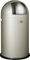 Wesco 175 831 Pushboy Abfallsammler 50 Liter neusilber, 40 x 40 x 75.5cm