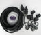 IKu GmbH Illu Lichterkette 10 M - 30 Fassungen Bausatz Garten Party Lichterkette E 27 Schwarzes Kabel