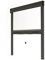 Insektenschutzrollo für Fenster & Türen, Aluminium – Luxus (Anthrazitgrau RAL 7016, L 800 x H 1000 mm)