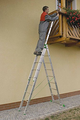 Alu Mehrzweckleiter 3 tlg. (3x12 Sprossen)