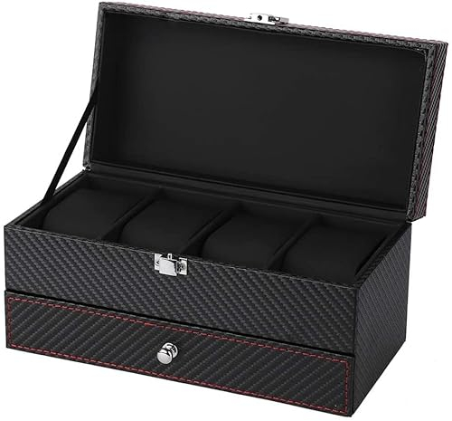 Salmue Doppelte Aufbewahrungsbox für Schmuck, Halskette, Ohrringe, Ringe, Armbänder, Aufbewahrungsbox, Schmuck-Organizer-Box