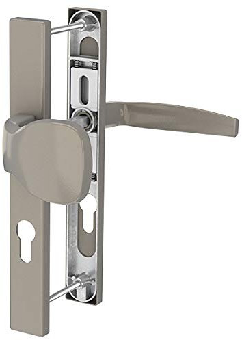 Premium Drückergarnitur Victory DHS 92mm - Rechteckig - Griff-Knauf, Farbe:Satin, Schildbreite:32mm