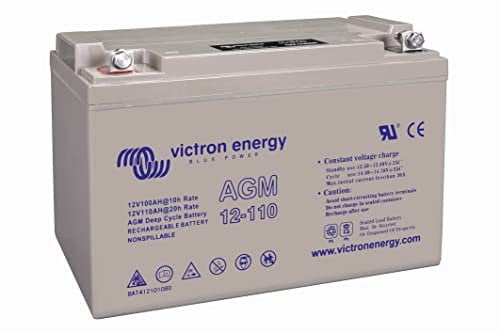 Victron Energy AGM 12-Voltios 110Ah Batería de Ciclo Profundo (M8)