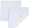 Nordic Coast Company Baby Wickelauflage 70x80 von nordic coast | waschbar Wechselhandtuch Frottee nachhaltig Bezug mit Füllung Waschmaschine geeignet & mit Waschbaren Bezug (Weiß)