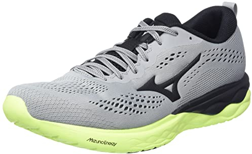 Mizuno Herren Wave Revolt Laufschuh, Ultimateg Schwarzes Neolime, 44.5 EU