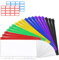 Vicloon A6 Binder Taschen, 18 Stück 6 Löcher Binder Taschen,mit 2 Aufkleber Beschriften, Wasserdicht Budget Binder, Reißverschluss Loseblatt Ordner, für Notizbücher Dokumente Ringordner (6 Farben)