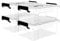 Cetomo 20L*4 Storage Boxes, Carry Plastic Storage Box with Lids, Organizing Container with Handle and Secure Latching Buckles, Stackable, Nestable, Tote Bin for Home Office Clothes, 20L-4Pack, Clear