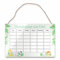 Individueller Stundenplan aus Acryl Glas mit Dschungel Tier Motiven - abwischbar & personalisiert! - Abenteuerlicher Wochenplaner zum Schulbeginn - Geschenk zur Einschulung