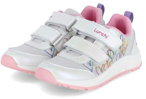 Lurchi 74L0203002 Sneaker, Silver Glitter, 28 EU
