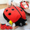 Big Bug Pillow Marienkäfer, Riesiges tragbares Marienkäferkissen, lustiges Marienkäfer-Kuscheltierkostüm zum Anziehen (60cm)