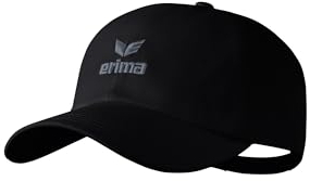 Erima Unisex Erwachsene Basic Sport Cap (2122401), schwarz, Erwachs