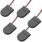 FENOHREFE Lot de 5 supports de piles bouton CR2032 avec bouton marche/arrêt pour piles avec interrupteur marche/arrêt