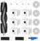 Set di Accessori per Robot Aspirapolvere Deebot T20 Omni/T20e Omni: 18 pezzi Accessori Robot Aspirapolvere - 1*Spazzola Principale,6*Sacchetti per la Polvere,4*Panni Mop,4*Spazzole Laterali,2*Filtri