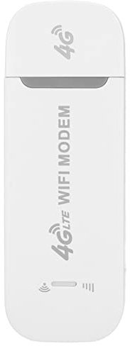 Wireless Router 4G LTE 150Mbps, Support 10 Users Wireless 4G Network Router USB Interface, Portable WiFi Modem for Tablet Laptop White