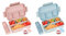 Bugucat Brotdose Kinder Mit Fächern 1300ML 2 Set, Auslaufsichere Lunchbox Mit 4 Fächern, Bento Box für Kinder und Erwachsene, Frühstücksbox für Jungen & Mädchen Blau Rosa