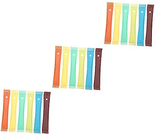 WESIEVYA 18 Piezas Peine de Aleta de Aire Acondicionado Condensador de Peine de Aleta Cepillo de Bobina de refrigerador cepillos para Limpiar radiadores escobilla para Limpiar radiadores