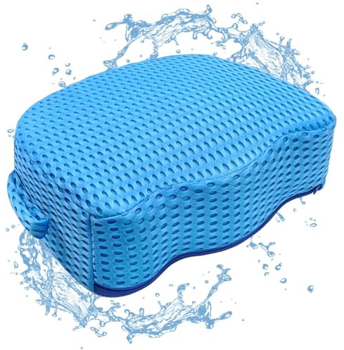 Whirlpool-Sitzerhöhung für Erwachsene, gewichtet, 12,7 cm, extra dickes Spa-Kissen, 12,7 cm, Kern bleibt unter Wasser, kein Schweben, 3D-Luftnetz, schnell trocknend, rutschfeste Sitzerhöhung für