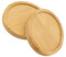 Dessous De Bougie en Bois,2 Pièces Support Bougie,Coupelle Bougie pour Les Mariages,Candle Plate en Bambou,Pour Mariage,Maison,Communion,Jardin Décoration