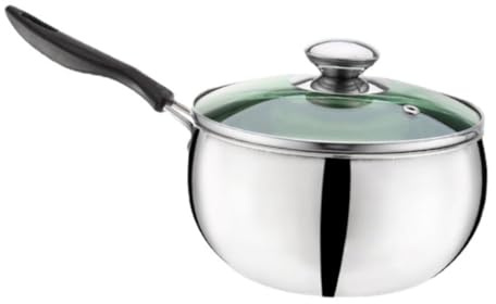 VALICLUD Babynahrungstopf nicht Klebender Milchtopf Hochwertiges Küchen Gadget für Babybrei Sicher und Hitzebeständig für Induktionsherde und Herdplatten