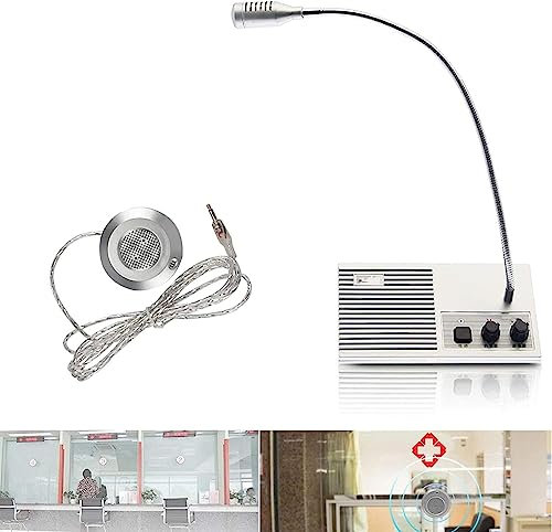 XNXYSMKJ Systèmes d'interphones de fenêtre, Microphones et Haut-parleurs pour guichets, interphones bidirectionnels pour banques, Bureaux, Restaurants et guichets.