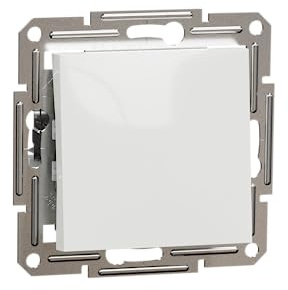 Schneider Electric Asfora Wechselschalter, Unterputz, 1-polig, 10AX, 250V, Schraubklemme, weiss, Artikelnummer EPH0470121D, 10 Stück
