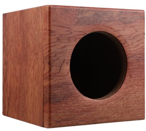 iplusmile Cassa Altoparlante in Legno a Strisce da 4 Pollici per Auto e Camion Cassa di Risonanza Stabile e Resistente alle Vibrazioni Contenitore Sonoro per Subwoofer Accessorio per | Sistemi Audio Auto e Impianti Domestici, Compatibilità, Stabilità del Suono, Finitura Kaki