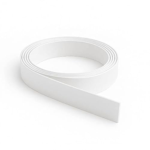 White 65mm Wide Bullnose Window Door Trim/Skirting Upvc Plastic x 5 Metres