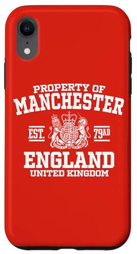 Property of Manchester England United Kingdom Est. 79 AD Case for iPhone XR