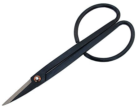 BambooMN Brand - 7.2 Black Bonsai Trimming Shear