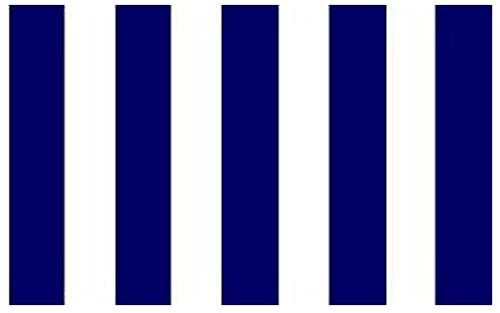 AZ FLAG Bandiera STRISCIE Blu E Bianche 90x60cm - Bandiera A Striscia Azzurra E Bianca 60 x 90 cm