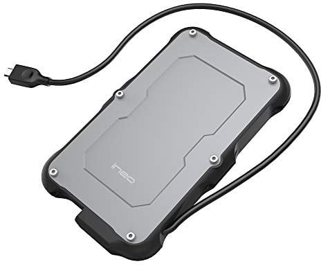PeakLead USB 3.1 Gen2 SATA Carcasa para Disco Duro Externo de 2.5 C2580 Impermeable Alojamiento Caja con SATA HDD y SSD, Hard Disk Drive Estuche, Adaptador, Caddy, USB Type C Cable