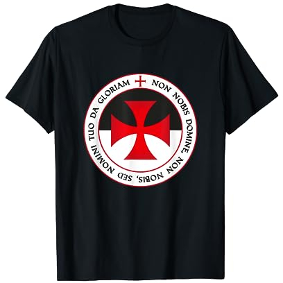 Tempelritter Motto Templer Kreuz und Siegel Geschenk Ritter T-Shirt