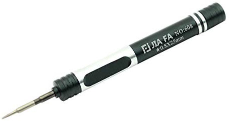Repair tool JF-608-02 Five Star 0.8 Screwdriver for iPhone Charging Port Screws(Black)