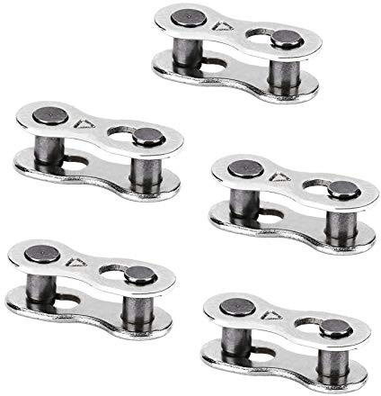 Fahrrad Kettenglieder Schnellkupplung Verbindungsglieder Für 6/7/8 Gang Schaltungen 5 Paar Robuste Fahrradkette Ersatzteile Einfache Montierbarkeit Mountainbike Cityrad Hobby Und Profimechaniker