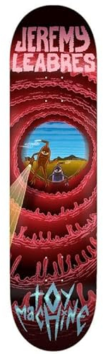 Toy Machine Leabres Skateboard-Brett / Deck, 21,6 cm, mehrfarbig