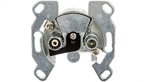 Berker Q.1 Antennensteckdose Doppel End RTV Mechanik 53455011 Hager Polo 5907561863165