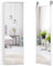 COSTWAY Miroir 120 x 37 cm Au-Dessus de la Porte, Miroir Pleine Longueur avec Cadre en Alliage d'Aluminium et Verre Incassable, avec Crochets pour Vestiaire, Chambre et Salon, Or/Argent (Argent)