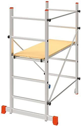 Gerüst aus Aluminium Höhe 285 cm Tragkraft 120 kg Hobby