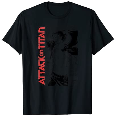 Attack on Titan Eren Yeager Manga Style Shirtless Portrait T-Shirt