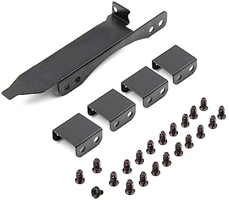 PCI-Slot-Halterung, 1 Set, schwarze Steckplätze, Lüfterhalterung, Rack für Grafikkarten, Kühlung, DIY-Unterstützung, 9/12 cm Lüfter, Computer-Kühler-Halter