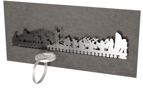 13gramm Orchester Schlüsselbrett - Musikalisches Wohnaccessoire mit Steckschlitz zur Schlüsselaufbewahrung - Stilvoll, edel und praktisch - Geschenk für Musikliebhaber