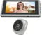 KAKAKE Spioncino Digitale, Angolo di Visione a 135 Gradi Visione Notturna a Colori Funzione di Rilevamento dell'Ambiente Schermo 1080P Spioncino per la Casa(d'Argento)