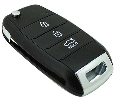 OcioDual 3 Tasten Schlüsselgehäuse Kompatibel mit KIA K2 K5 Sorento Soul Carens Sportage, Gehäuse der Fernbedienung, Autoschlüssel Ersatz Schlüssel, Schlüsselhülle Hülle Schlüsselbox Case