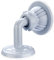 Türstopper-Türkeilpuffer, grauer Silikon-Antikollisions-Türstopper, Wandschutz, eigenständige selbstklebende Türstopper for alle Arten von Böden und Fliesen (Größe: gebogen, Farbe: grau) ( Color : Gri