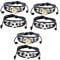 Kisangel 6 Stk Armband lederarmbänder Fußball-Fanschmuck Persönlichkeit Perlen um Geschenk Zubehör Rindslederimitat